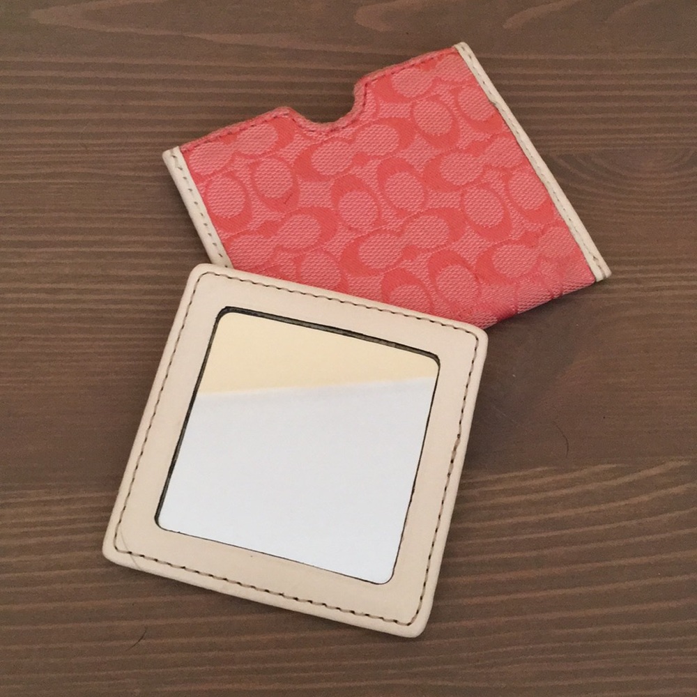 Coach pocket mirror